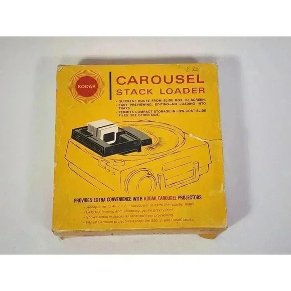 Kodak Carousel Stack Loader Model‎ B40 Slide Tray Vintage in Box w/Instructions - Picture 1 of 16